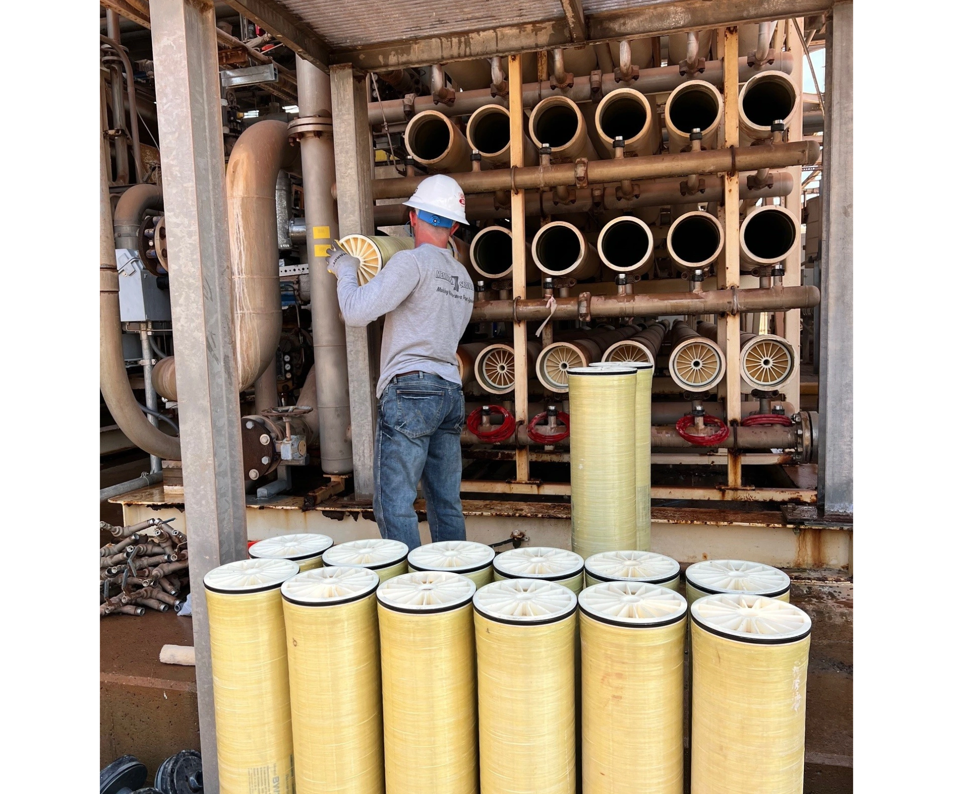 Industrial water treatment maintenance technician